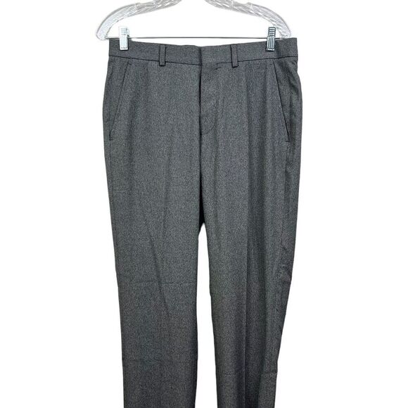Buffalo David Bitton Trouser Pants Slim Straight Slash Pockets‎ Grey Men 32WX32L - Picture 2 of 6